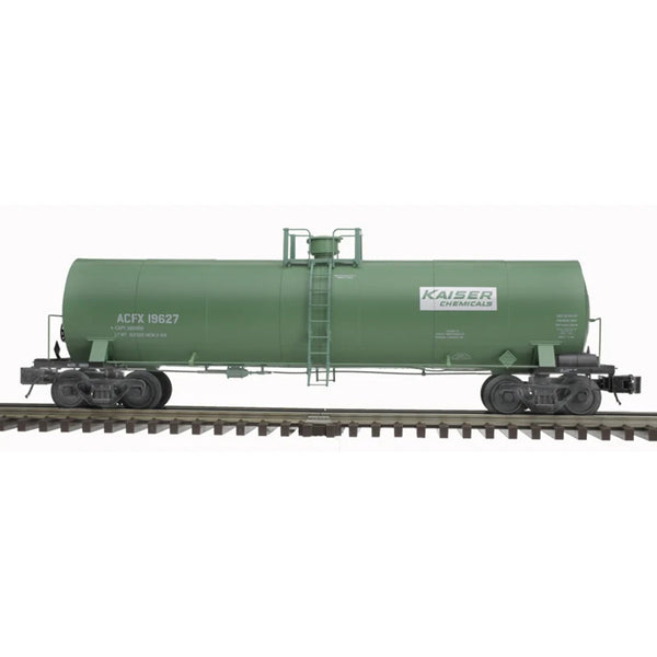3007209 - ACF 17,360 GALLON CHLORINE TANK CAR KAISER CHEMICALS 19627, 19629 (GREEN/WHITE/BLACK)