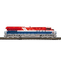 30138663 - O PREMIER ET44 LOCOMOTIVE CANADIAN NATIONAL (BC RAIL HERITAGE UNIT) 3115 (RED/WHITE/BLUE) - 3RL
