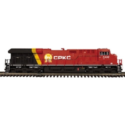 30138666 - O PREMIER ET44 LOCOMOTIVE CANADIAN PACIFIC KANSAS CITY 7437 (RED/WHITE/BLACK/GOLD) - 3RL