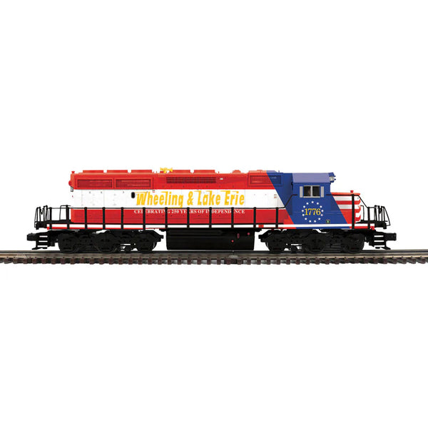 30138695 - O PREMIER SD40-2 LOCOMOTIVE WHEELING & LAKE ERIE RAILWAY 1776 (RED/WHITE/BLUE) - 3RL