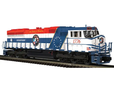 30138746 - O PREMIER SD70M LOCOMOTIVE LAKE STATE RAILWAY "USA 250TH ANNIVERSARY" (RED/WHITE/BLUE) - 3RL