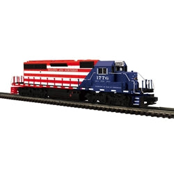 30138772 - O PREMIER SD40-2 LOCOMOTIVE READING AND NORTHERN 1776 (RED/WHITE/BLUE) - 3RL