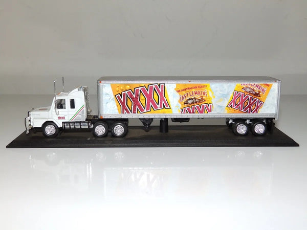 31329 - NEW Matchbox CASTLEMAINE XXXX Beer Scania Tractor Trailer 1/100 Scale