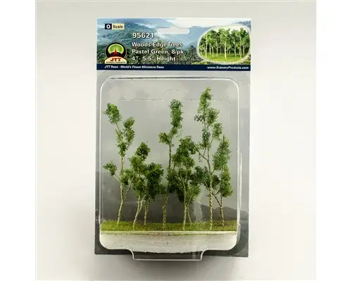 95621 jtt - Woods Edge Trees / Pastel Green - 4"