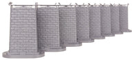 40-1146 - RealTrax - Elevated Trestle System For Lionel Fastrack (8-Piece)