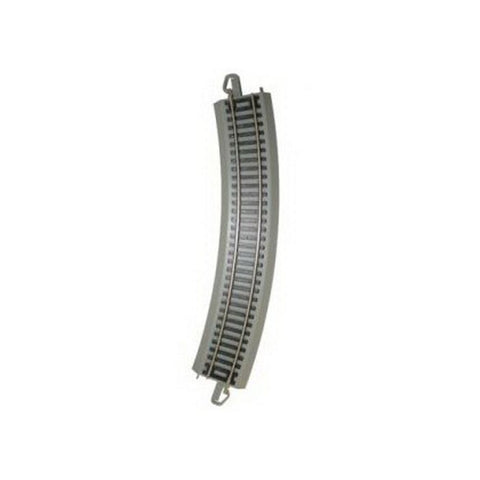 44580 - 18" Radius Curved Track - BULK - Per Piece - Gray Roadbed E-Z Track