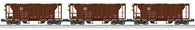 6-11878 - Santa Fe PS-2 2-Bay Covered Hopper 3-Pack
