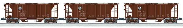 6-11878 - Santa Fe PS-2 2-Bay Covered Hopper 3-Pack