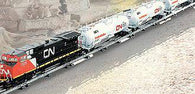 6-21790 - Canadian National Dash 9 TankTrain Set (TMCC Dash 9-44CW #2528)