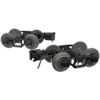 66039 - 3RL WAGON TOP BOX CAR BETTENDORF TRUCKS - COMPATIBLE WITH WEAVER ROLLING STOCK