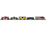 7-12130 - Santa Fe Flyer Freight Battery Operated O-Gauge Train Set