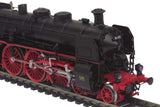 80-3217-1 - Class 18.4 Steam Locomotive w/Proto-Sound 3.0 - Deutsche Bundesbahn (Era III, Black w/ Red Wheels) Cab # 18 451
