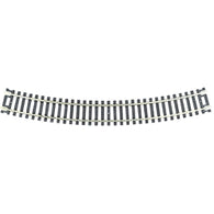 833 - HO-CODE 100 18" RADIUS TRACK (6)