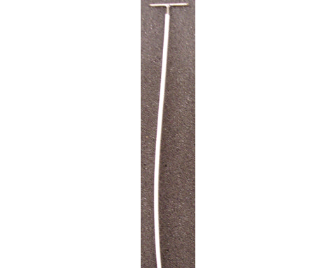 930W-12 - 12 Pieces - 16 Gauge Wire Soldered with 8 inch Pigtail to Track Pin / White