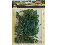 95518 jtt - 1.5" - 3" Wire Foliage Branches Light Green / 60 Pieces