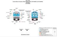 30138410S - Central Maine & Quebec GP38-3 Cab # 3817 ( 3-Rail )