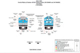 30138410S - Central Maine & Quebec GP38-3 Cab # 3817 ( 3-Rail )