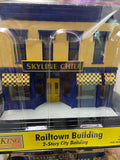 30-90696 - Skyline Chili 2-Story Building with White LED Lights