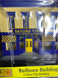 30-90696 - Skyline Chili 2-Story Building with White LED Lights