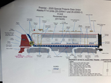 20-22004-1  Alaska Bicentennial  O Scale Premier F-7 A Unit Diesel Engine w/Proto-Sound 3.0 (Hi-Rail Wheels)