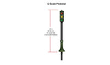 JP5664 - Pedestal Traffic Lights- O Scale