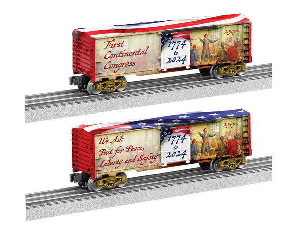 2438190 - First Continental Congress 250th Anniversary Boxcar