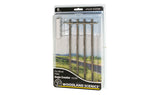 us2280 - Pre-Wired Poles - Single Crossbar - O Scale