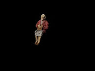A1118 - Sitting Old woman