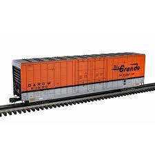 3001452 - BERWICK 60' HY-CUBE BOX CAR RIO GRANDE 63897, 63899 (ORANGE/WHITE/BLACK) - 3RL