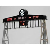 2329050 - O RTR Billups Crossing Gate Illuminated Skull and Crossbones