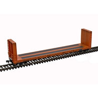 20007098 - HO 51'6" BULKHEAD FLAT CAR CANADIAN NATIONAL [INTERNATIONAL SERVICE] #603417