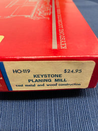 HO-119 - Keystone Locomotive HO-119 HO Scale Keystone Planning Mill Building Kit