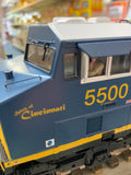 30138188 - CSX (Spirit of Cincinnati) ES44DC Locomotive 5500 Blue/Yellow