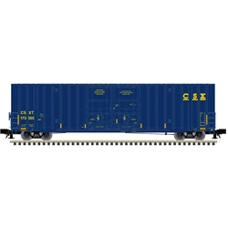 3003088 - O MASTER GUNDERSON 60' HY-CUBE BOX CAR CSX 173565, 173569, 173572, 173576 (BLUE/WHITE) - 3RL