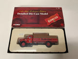 us74505 - Corgi Budweiser White Truck Flatbed w Box Load