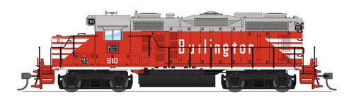 4270 bli - EMD GP20, CB&Q #910, Chinese Red, Paragon4 Sound/DC/DCC