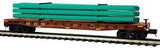 20-95560 - Norfolk Southern 60’ Flat Car w/Pipe Load (Green)