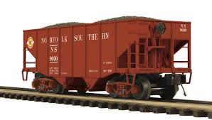 20-97337 - 2-Bay Fish Belly Hopper Car Norfolk Southern