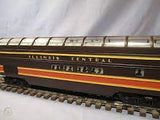 6-19129 - O Gauge Illinois Central IC Aluminum Full Vista Dome Smooth Side -USED