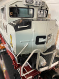 30-20946-1 - O Gauge SD70ACe Imperial Diesel Engine With Proto-Sound 3.0 -  Canadian Pacific (Military - Gray)  Cab No. 7022